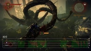 The Witcher 2 Xbox 360 Gameplay FrameRate Tests [upl. by Alolomo]