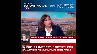 Michel Barnier est l’idiot utile du macronisme il ne peut rien faire  gouvernementbarnier [upl. by Valeta]