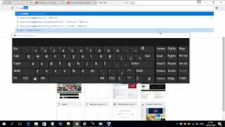 วิธีการซ่อน แสดง on screen keyboard windows 10 [upl. by Neram]