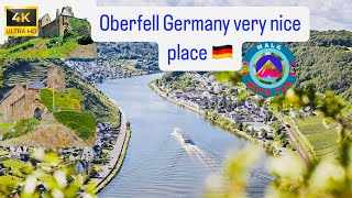 Oberfell Mosel Alken Germany 4K walking 🇩🇪 [upl. by Orteip]