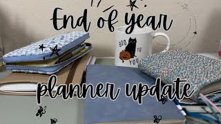 end of year journal amp planner update  thoughts on 2025 lineup [upl. by Nichole]