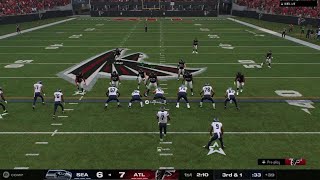 Madden NFL 25  Seahawks v Falcons [upl. by Annavaj58]