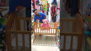 Best Baby Cradle Swing in India  Baby Cradle Wooden  Firstcry Burari [upl. by Foushee]