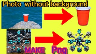 MAKE PHOTO WITHOUT BACKGROUNDMAKE TRANSPARENT PHOTOMAKE PNG FILES [upl. by Aeneus74]