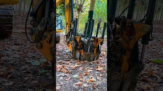 Using a power plant to dig a tree to plant [upl. by Goodkin209]