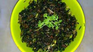 Thotakura Fry l Thotakura Vepudu l Amaranth Fry preparation in Telugu [upl. by Leahcim]