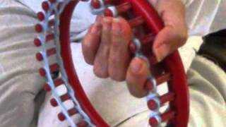 How to use the knifty knitter part 1wmv [upl. by Durst]