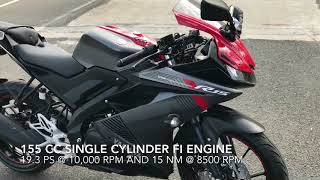 New Yamaha R15 V3 for India  First Look [upl. by Enitselec]