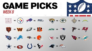 Week 8 Game Picks [upl. by Denoting122]