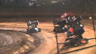 Dave Fanning Sprintcar Crash [upl. by Loyce141]