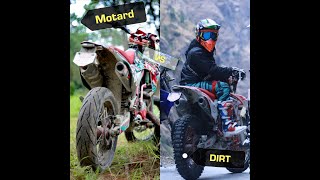 MOTARD TO DIRT TRANSFORMATION OF MOTARD BIKE TO DIRTNEPALCROSSFIRE RM 250SUPERMOTO TO ENDURO [upl. by Etnauj]