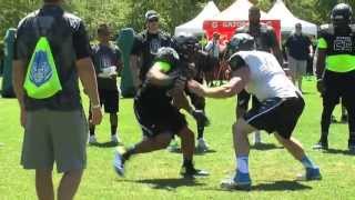 Quenton Nelson  NIKE The Opening 2013 [upl. by Gorges617]