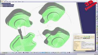 CATIA V5  Surface machining of a mold [upl. by Vivl]