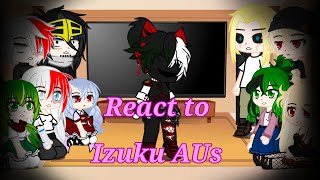 Bnha react to Izuku AUs Villain Rehab AU my version inSaNiTY by CircusP [upl. by Akzseinga]