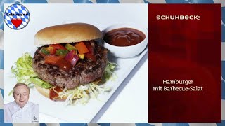 Alfons Schuhbeck  Hamburger mit Barbecue Salat [upl. by Zilla533]