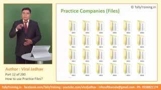 Module 4  Session 1  Practice Files for Tally ERP 9 by Viral Jadhav  Tally Certificate Course [upl. by Roshan49]