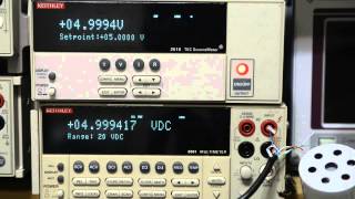 Keithley Model 2510 TEC SMU test after calibration [upl. by Gimble]