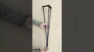 How to Make Hairpin Table Legs shorts [upl. by Nylasor]