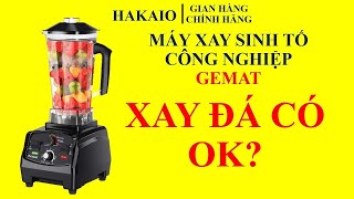 Máy Xay Sinh Tố Công Nghiệp GEMAT5000W Hàng Xuất Đức BH 2 Năm Có Chế Độ Xay Tự Động Hẹn Giờ [upl. by Esinyt]