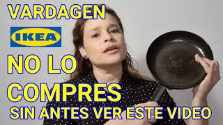 Unboxing VARDAGEN IKEA Carbón steel pan lo que debes saber antes de comprarlo [upl. by Nea]