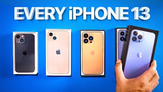 iPhone 13 Unboxing  Are they ACTUALLY Good [upl. by Trakas77]