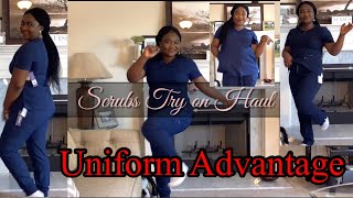 Scrubs Try on Haul Uniform Advantage Scrubs tryonhaul scrubslife scrub scrubs [upl. by Nifled]