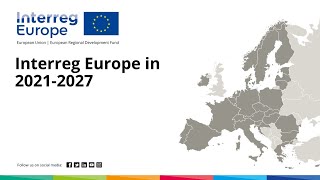 Briefing Interreg Europe 20212027 [upl. by Gathers360]