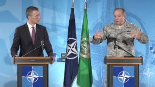 NATO SEC GEN and SACEUR Joint Press Conference [upl. by Oika321]