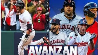 Los Guardianes De Cleveland Avanzan a la serie Semifinal para Enfrentar a los Yankees 12102024 [upl. by Arbmahs100]