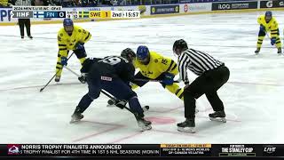 Aron Kiviharju 12  Shift by Shift 05022024 vs Sweden U18 WJC [upl. by Claudette]