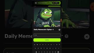 Memes Lab  Daily Cipher  Code amp Tips Today  2122 October [upl. by Eidnar]