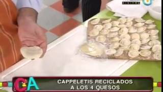 Capelettis reciclados a los 4 quesos [upl. by Normandy]