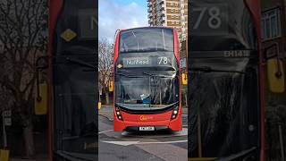 RECENT TRANSFER  NO REAR BLIND  Go Ahead London Central EH141 YW17JUK Enviro400 MMC E40H Route 78 [upl. by Miki]