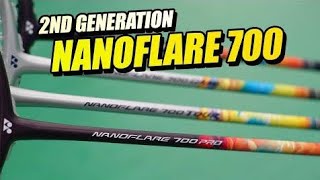 UNBOXING YONEX NANOFLARE 700 PLAY BADMINTON RACKET [upl. by Marlane]