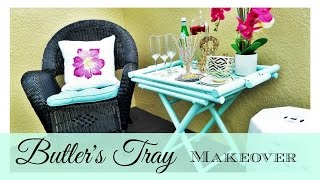 8 Butlers Tray Table Makeover [upl. by Ambrogio]