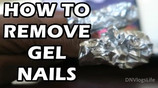 How to Remove Gel Nail Paints QUICKLY [upl. by Alcott]