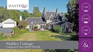 Stables Cottage Craigmount Park Minto TD9 8SB  Video Tour [upl. by Eicram852]