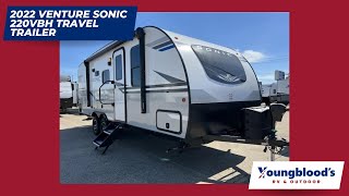 2022 Venture Sonic 220VBH Travel Trailer  Youngbloods RV amp Outdoor in Kentucky and Missouri [upl. by Einohtna]