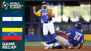 Nicaragua vs Venezuela Game Highlights  2023 World Baseball Classic [upl. by Aisad]