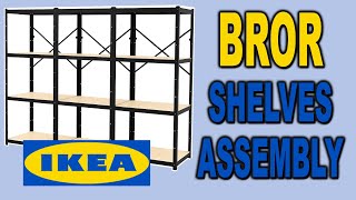 IKEA BROR Shelves  Assembly and Review  Clueless Dad [upl. by Airotkiv17]