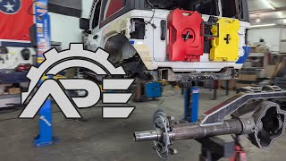 Stretched Jeep JL 1 Ton Swap Progress [upl. by Enitsenrae368]