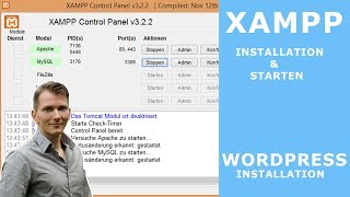 XAMPP installieren amp einrichten  WordPress installation auf XAMPP  tutorial deutsch  2017 [upl. by Dragde]