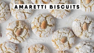 How To Make Amaretti Cookies  Edible Gift [upl. by Chitkara]