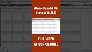 VMware Hyundai KIA Microcat V6 2023  OBDService [upl. by Adiraf961]