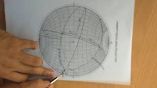 Stereographic projection interpretation [upl. by Juan]