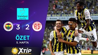 MERKUR BETS  Fenerbahçe 32 B Antalyaspor  HighlightsÖzet  Trendyol Süper Lig  202324 [upl. by Cohl]