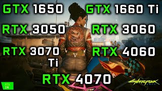 GTX 1650  GTX 1660 Ti  RTX 3050  RTX 3060  RTX 3070 Ti  RTX 4060  RTX 4070 Gaming Laptop GPU [upl. by Kilar]