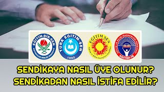 Sendikaya Nasıl Üye Olunur Sendikadan İstifa İçin Ne Yapılmalı Öğretmen Sendika Üyelik ve İstifa [upl. by Leyes]