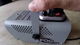 Fog Machine 400 watt DemonstrationHD 60fps [upl. by Setsero]