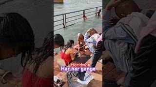 Har ki Pauri Haridwar Ganga Darshan ShortVideo Youtubeshorts shorts trending [upl. by Levitan]